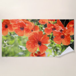 ケシ類 ビーチタオル