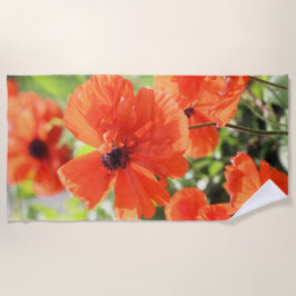 ケシ類 ビーチタオル