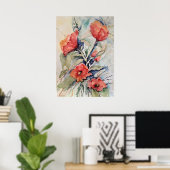 ケシ類 ポスター (ホームオフィス)