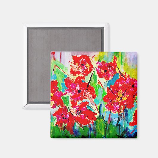 ケシ類 マグネット (正面/裏面)