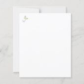 ケシ類、野花、蝶の文房具 (裏面)