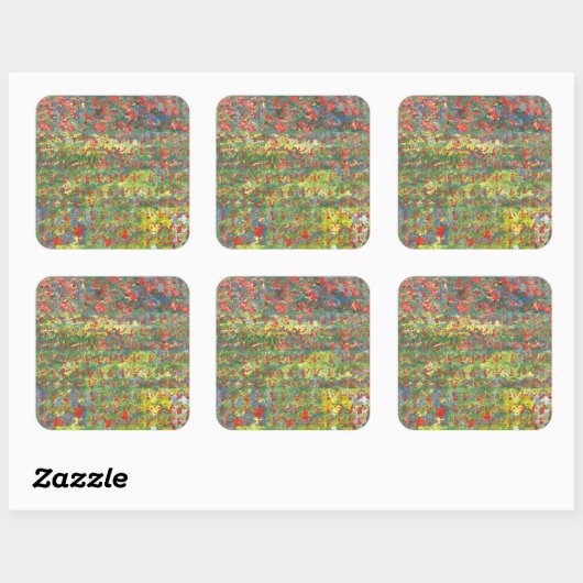 ケシ2012年 スクエアシール (シート)