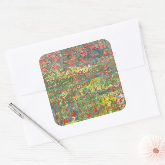 ケシ2012年 スクエアシール (封筒)