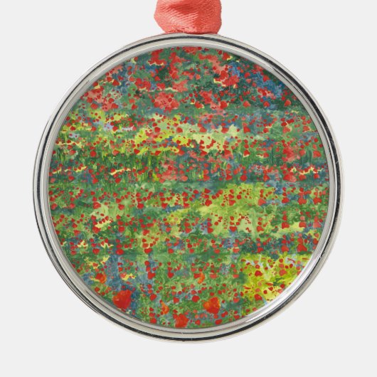 ケシ2012年 メタルオーナメント (正面)