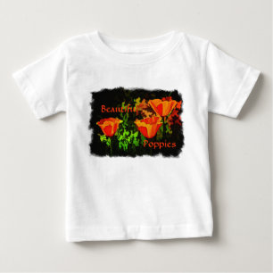 ケシ ベビーTシャツ