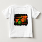 ケシ ベビーTシャツ (裏面)