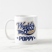 ケシ(世界のベスト) コーヒーマグカップ (左)