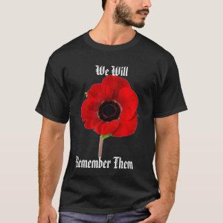 ケシ、私達は、それらを覚えるために Tシャツ