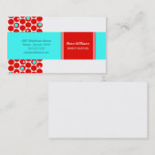 ケシ: 空の名刺 名刺 (正面/裏面)