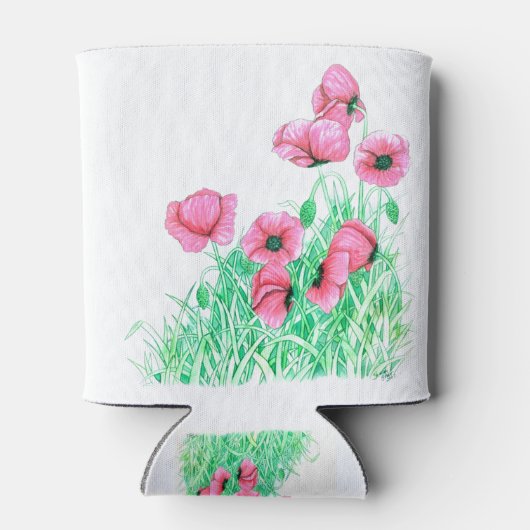 ケシ 缶クーラー (裏面)