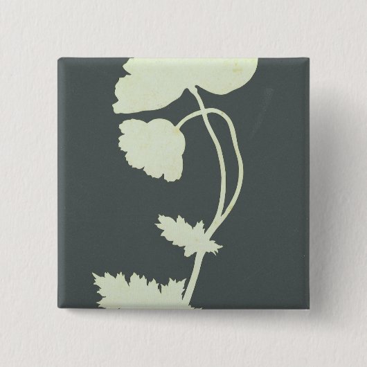 ケシ 缶バッジ (正面)