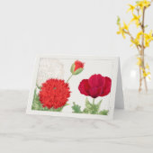 ケシby谷上湖南 カード (黄色い花)