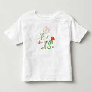ケシTシャツ幼児名前をカスタムする トドラーTシャツ