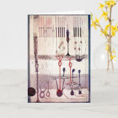 ケジャル挨拶 カード (黄色い花)