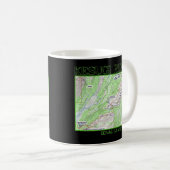ケスギリッジハイキングマップデナリ州パークアラスカS コーヒーマグカップ (正面右)
