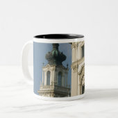 ケステリー州バラトン湖地域ハンガリー： ツートーンマグカップ (正面左)