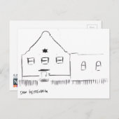 ケステンバウムベッドフォードシュトゥイベサントシナゴーグポストカード ポストカード (正面/裏面)