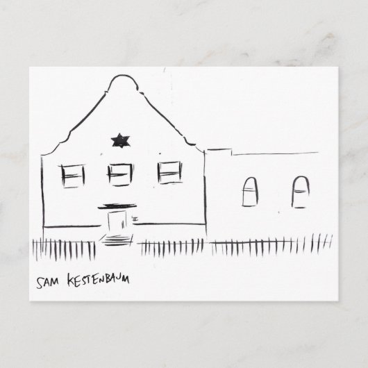 ケステンバウム ベッドフォード-スタイヴェサント シナゴーグ ポストカード (正面)