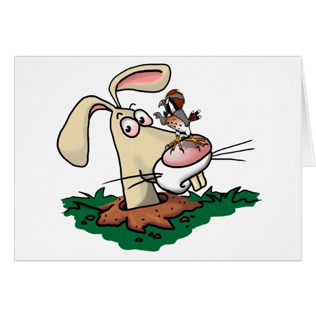 ケストレルとウサギ (正面横)