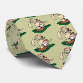 ケストレルとウサギ ネクタイ (ロール)