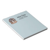 ケストレルフェイク刺繍 ノートパッド (アングル)