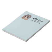 ケストレルフェイク刺繍 ノートパッド (回転)