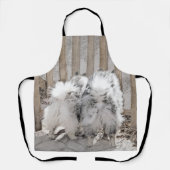 ケスホンズアットザゲート絵画ズ – オリジナルドッグアート エプロン (正面)