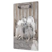 ケスホンズアットザゲート絵画ズ – オリジナルドッグアート クリップボード (左)