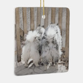 ケスホンズアットザゲート絵画ズ – オリジナルドッグアート セラミックオーナメント (右)