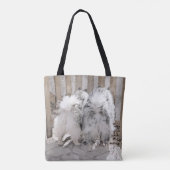 ケスホンズアットザゲート絵画ズ – オリジナルドッグアート トートバッグ (裏面)