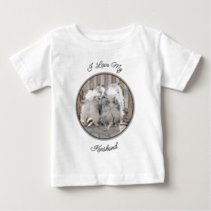 ケスホンズアットザゲート絵画ズ – オリジナルドッグアート ベビーTシャツ