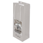 ケスホンズアットザゲート絵画ズ – オリジナルドッグアート ワインギフトバッグ (正面アングル)