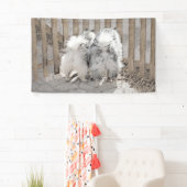 ケスホンズアットザゲート絵画ズ – オリジナルドッグアート 横断幕 (インサイチュ)