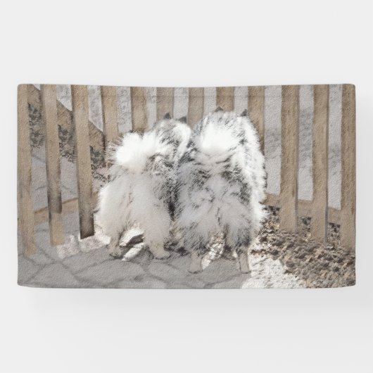 ケスホンズアットザゲート絵画ズ – オリジナルドッグアート 横断幕 (横)