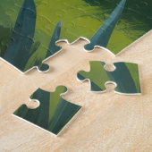 ケスホンドッグ春の花絵を描ズ ジグソーパズル (側面)