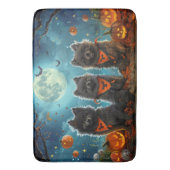 ケスホンドハロウィン不気味 バスマット (正面縦)