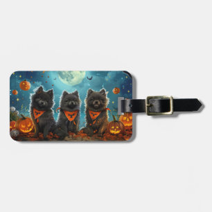 ケスホンドハロウィン不気味 ラゲッジタグ