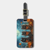 ケスホンドハロウィン不気味 ラゲッジタグ (正面縦)