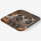 ケスホンドパピーオータムデライトカボチャ ペーパープレート (傾斜あり)