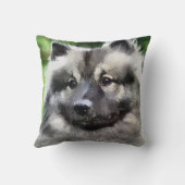 ケスホンド愛好家への贈り物 クッション (裏面)