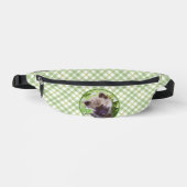 ケスホンド絵を描の子犬の庭のオリジナルアート ファニーパック (正面)