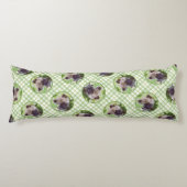 ケスホンド絵を描の子犬の庭のオリジナルアート ボディピロー (正面)