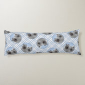 ケスホンド絵を描の2ケスホンデンオリジナルドッグアート ボディピロー (裏面)