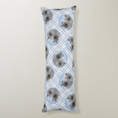 ケスホンド絵を描の2ケスホンデンオリジナルドッグアート ボディピロー (裏面 (縦))