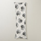 ケスホンド絵を描の2ケスホンデンオリジナルドッグアート ボディピロー (正面縦)