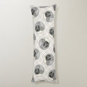 ケスホンド絵を描の2ケスホンデンオリジナルドッグアート ボディピロー (裏面 (縦))