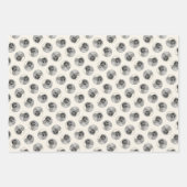 ケスホンド絵を描の2ケスホンデンオリジナルドッグアート ラッピングペーパーシート (正面)