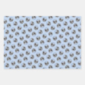 ケスホンド絵を描の2ケスホンデンオリジナルドッグアート ラッピングペーパーシート (正面)