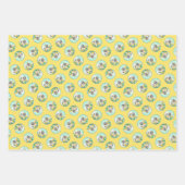 ケスホンド絵を描インチューリップかわいいオリジナルドッグアート ラッピングペーパーシート (正面3)