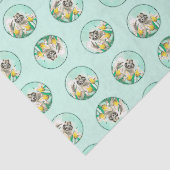 ケスホンド絵を描インチューリップかわいいオリジナルドッグアート 薄葉紙 (詳細)